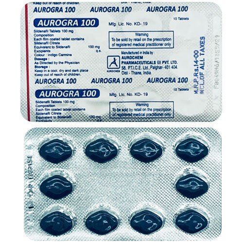 Aurogra 100mg - Sildenafil